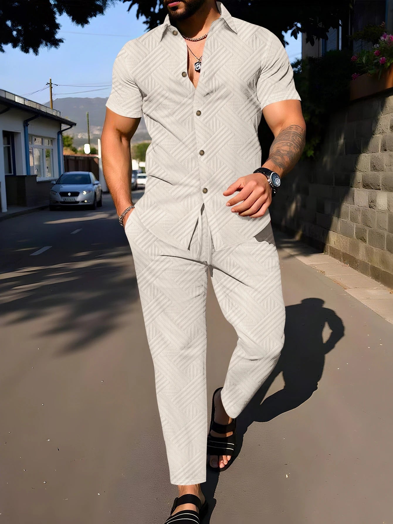 Men's Summer Streetwear 2 Piece Set