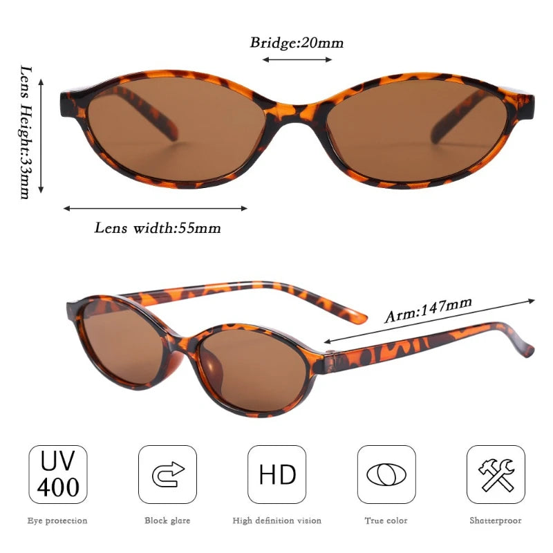 Women'S Fashion Glasses with Oval Frame
