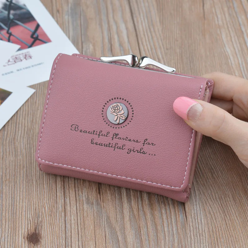 Small Women Wallet Short Women's Wallet