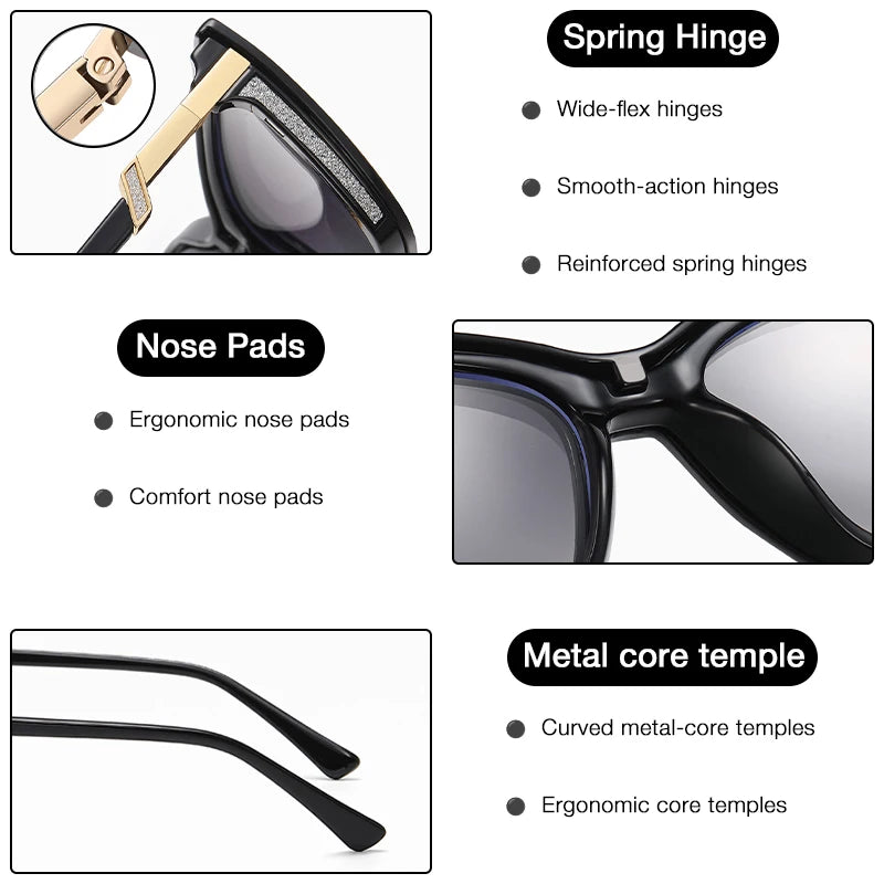 Women Prescription Reading Glasses Optic Lenses