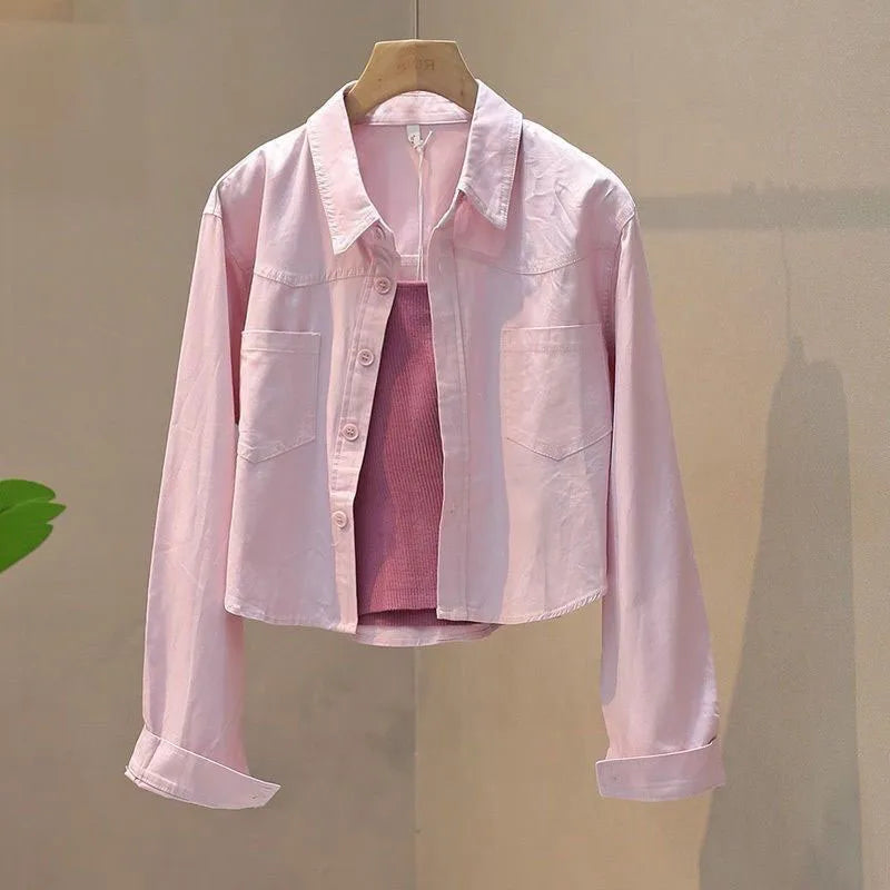 Women's Spring Summer Loose Cropped Blouses