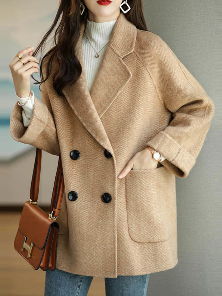 Long Sleeve Office Lady Trench Coat