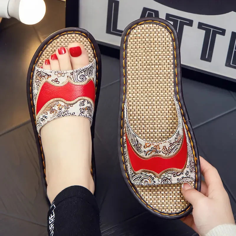 Slides Shoes For Women Flat Pink Sandals