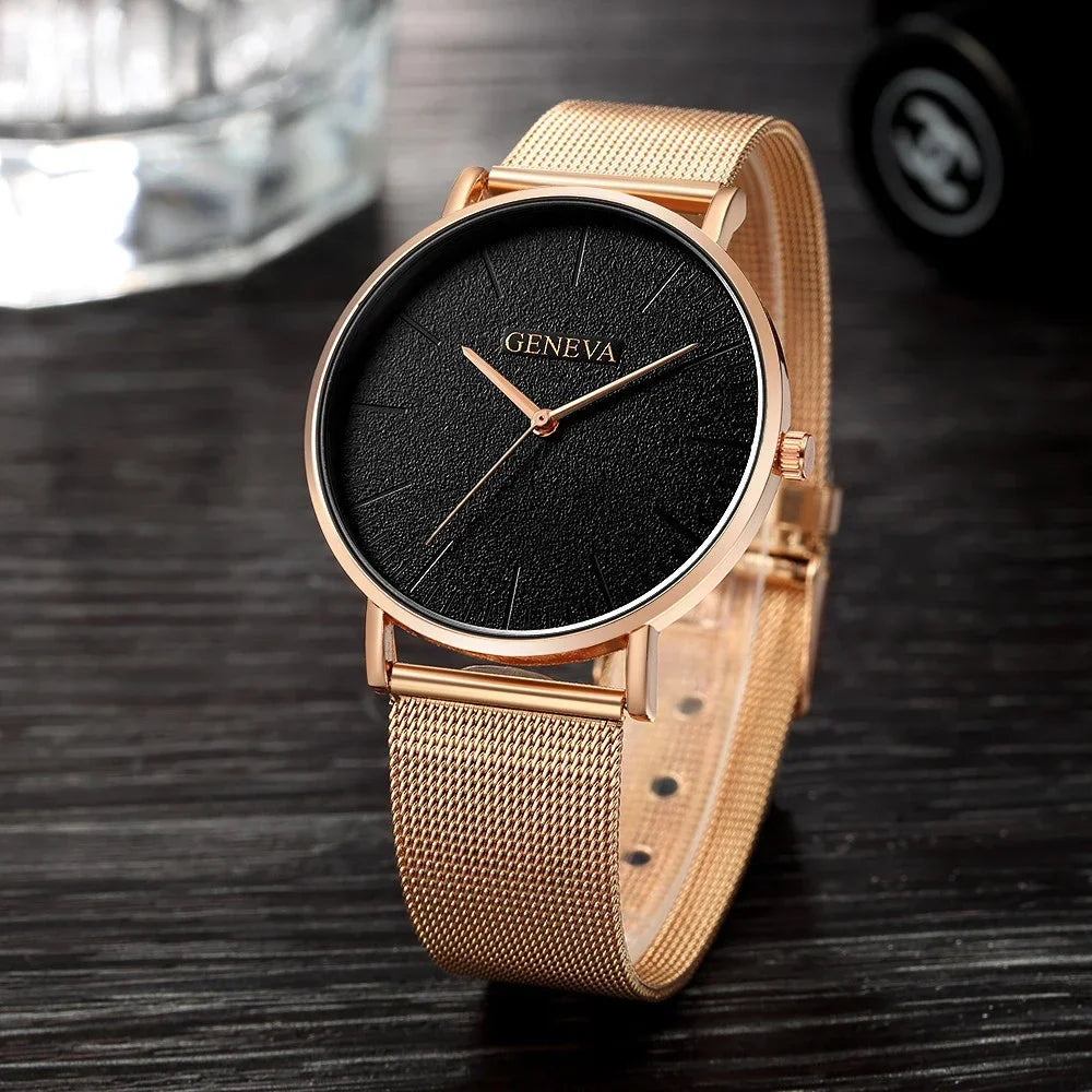 Women's Watch Vintage Classic Fashion Dial Casual Steel Strip