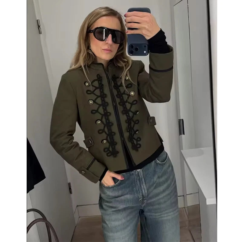 Jacket & Coats Spring Women's Retro Elegant Slim  Blazers
