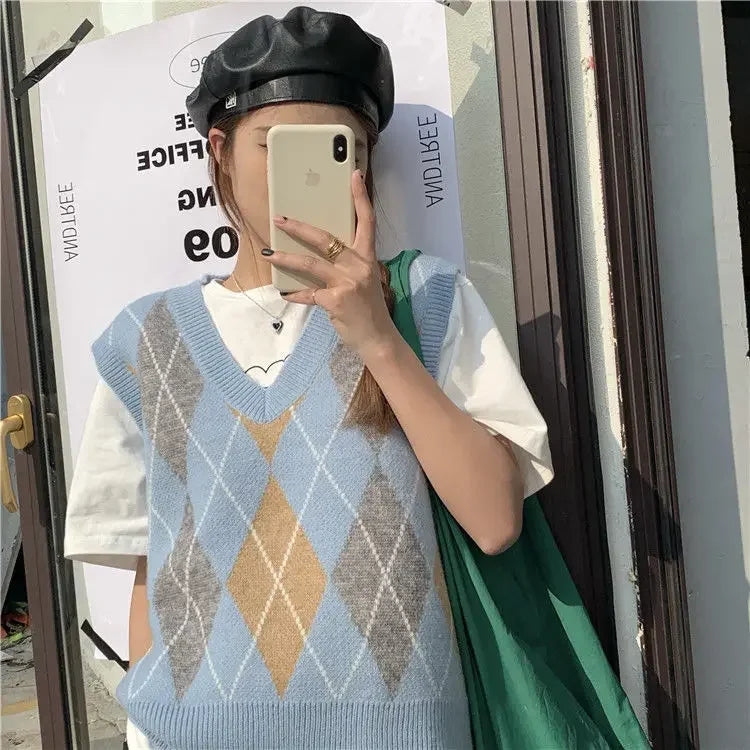 V-Neck Pullover Fashion Waistcoat