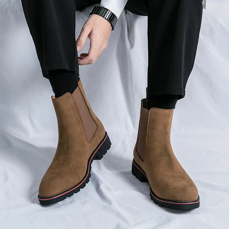 Chelsea Boots High End Suede Ankle Boots