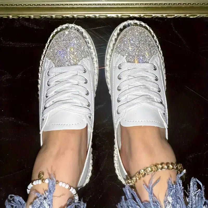 Women Sneakers  Round Toe  Ballet Flats Sneakers