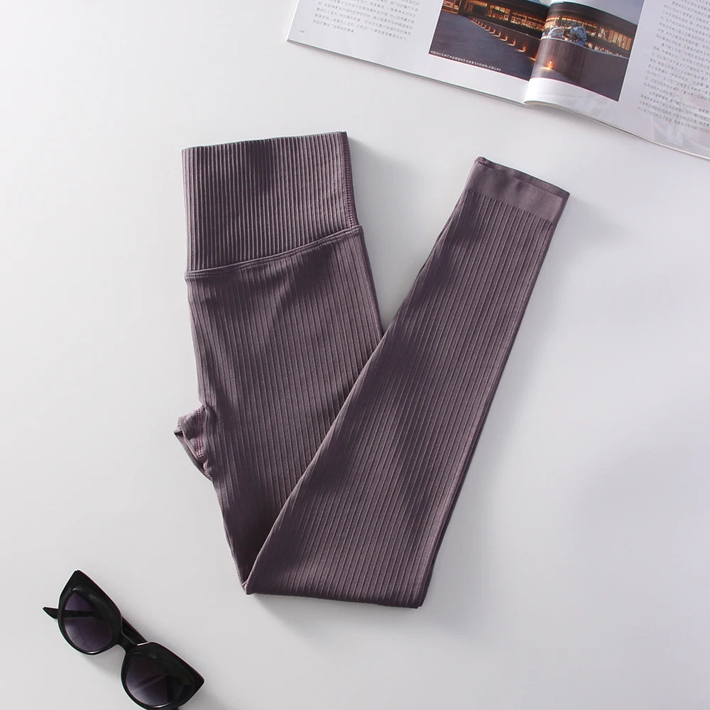 Women's yoga long leggings  high-waisted tummy-tightening butt-lifting leggings