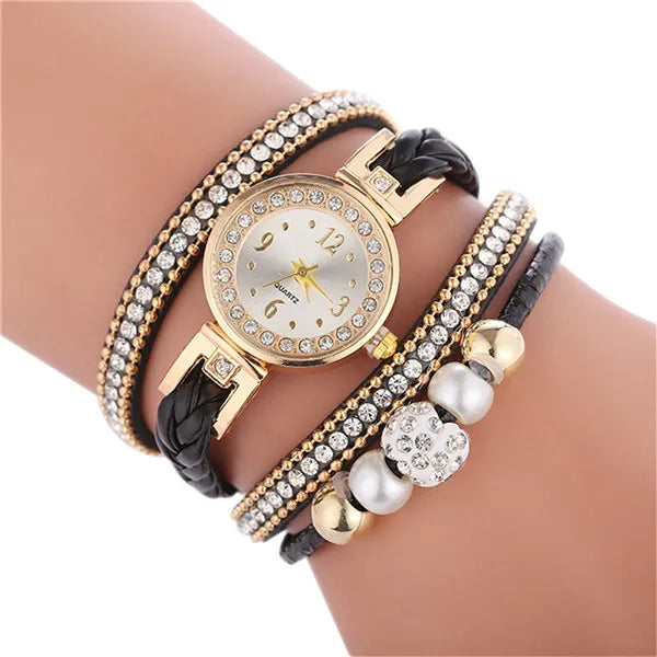 Bracelet Watches for Women Wrap Around Fashion Bracelet