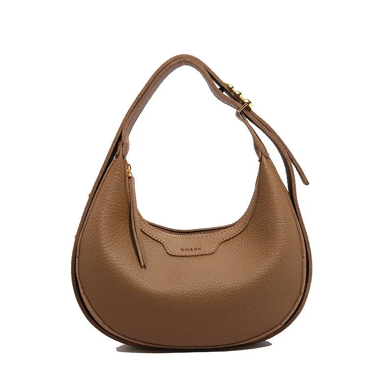 Women Underarm Bag Half Moon Saddle Shoulder Bags