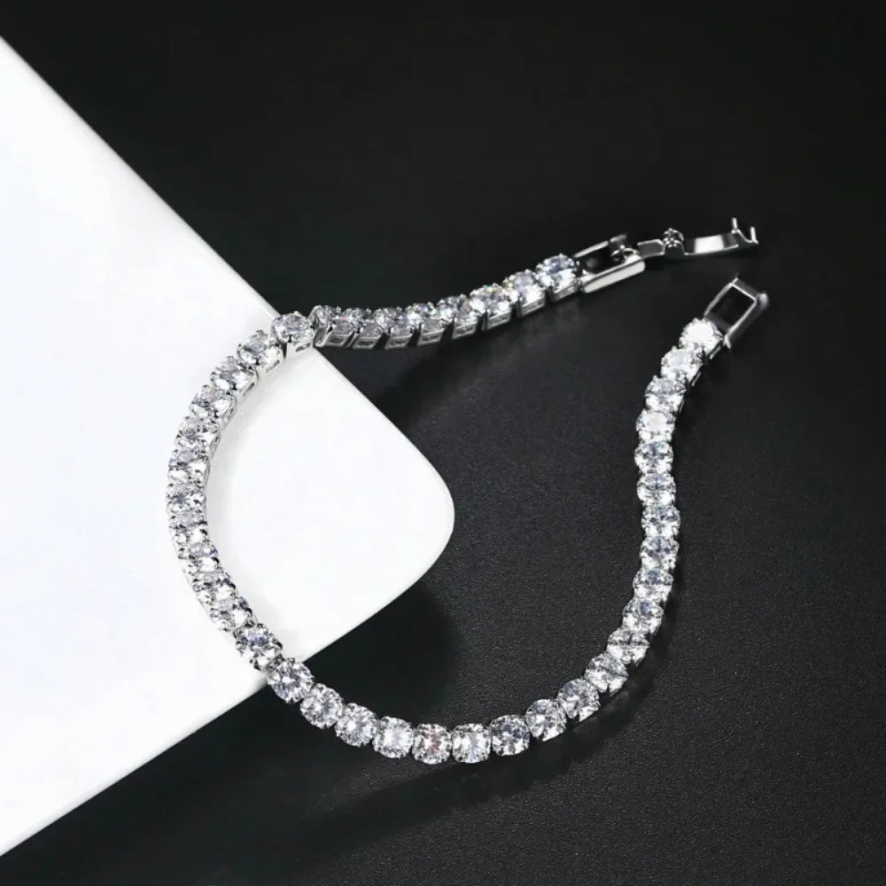 New Tennis Bracelet Iced Out Chain Bracelets For Women Men