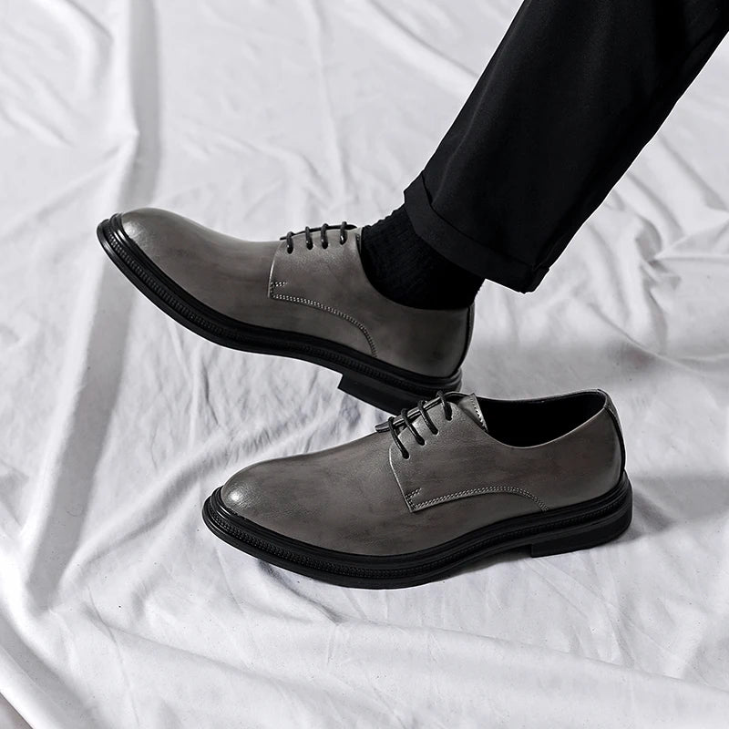 Classic Men's Dress Handmade Lace Up Shoes
