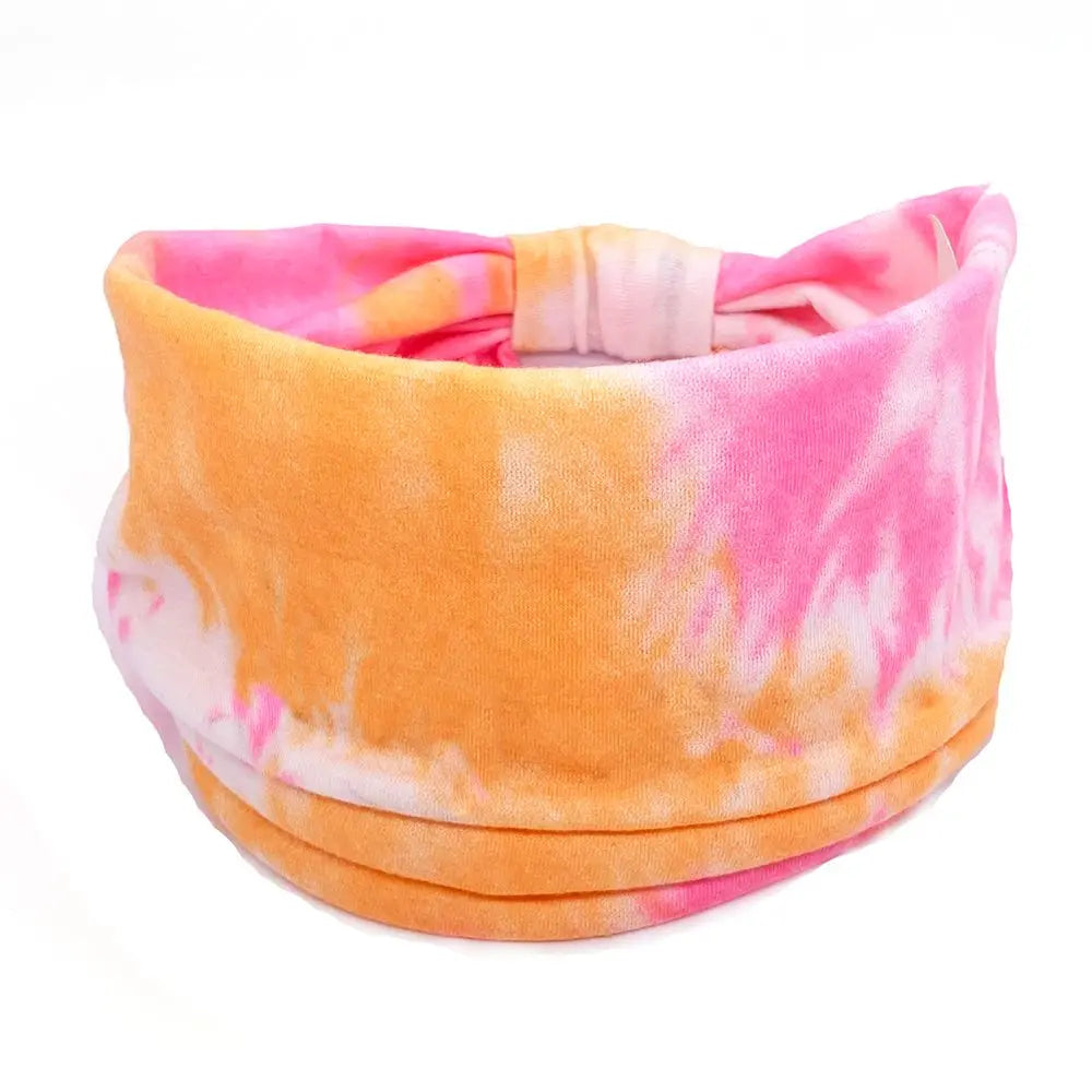Criss Cross Yoga Twist Turban Wide Knotted Headbands
