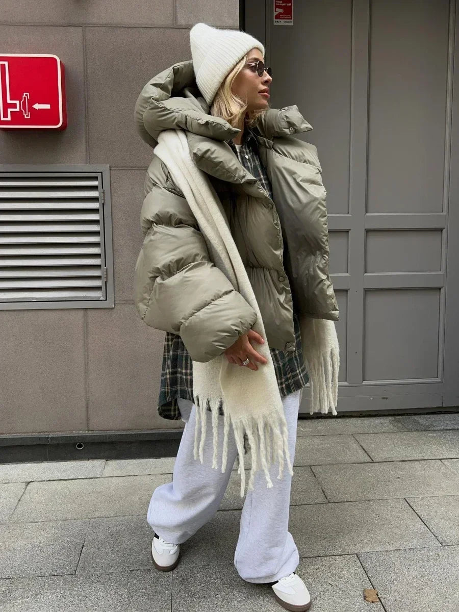 Wolfeel Winter Warm Cotton Puffer Jackets
