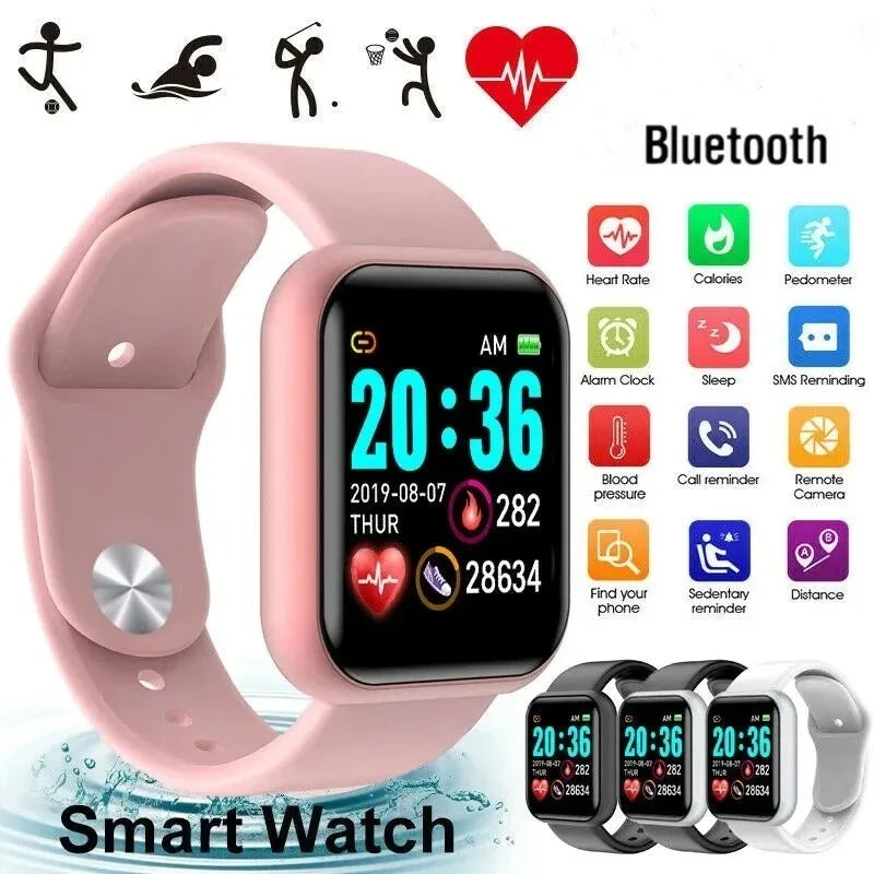 Smart Watch For Women Men Wristwatch Bluetooth Connection Fitness Sport Bracelet Sleep Monitor Digital Watche