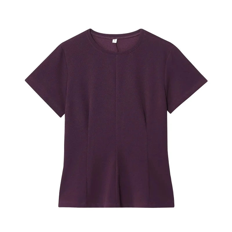 Fashion Fitness Tops for Women Short Sleeves