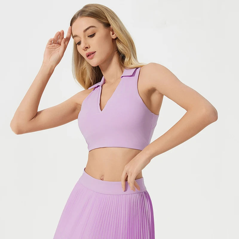 New Women Sports Tennis Skirts High Waist Tights