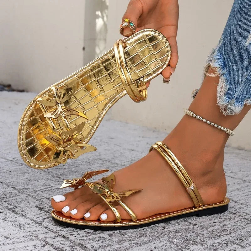 Women's Sandals Summer Comfortable Casual Shoes Flat Slippers