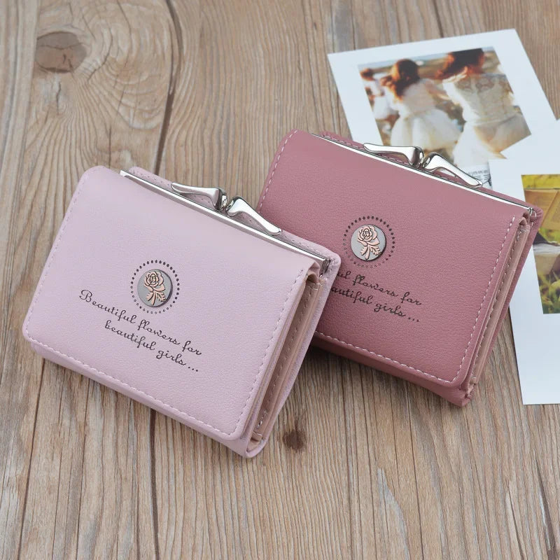Small Women Wallet Short Women's Wallet