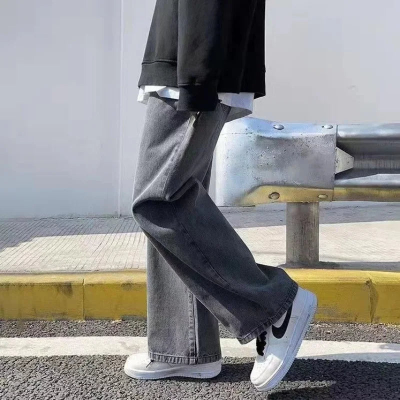 Men's Jeans American Loose Wide-leg
