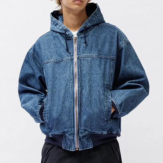 Vintage Washed and Distressed Denim Shirt Unisex