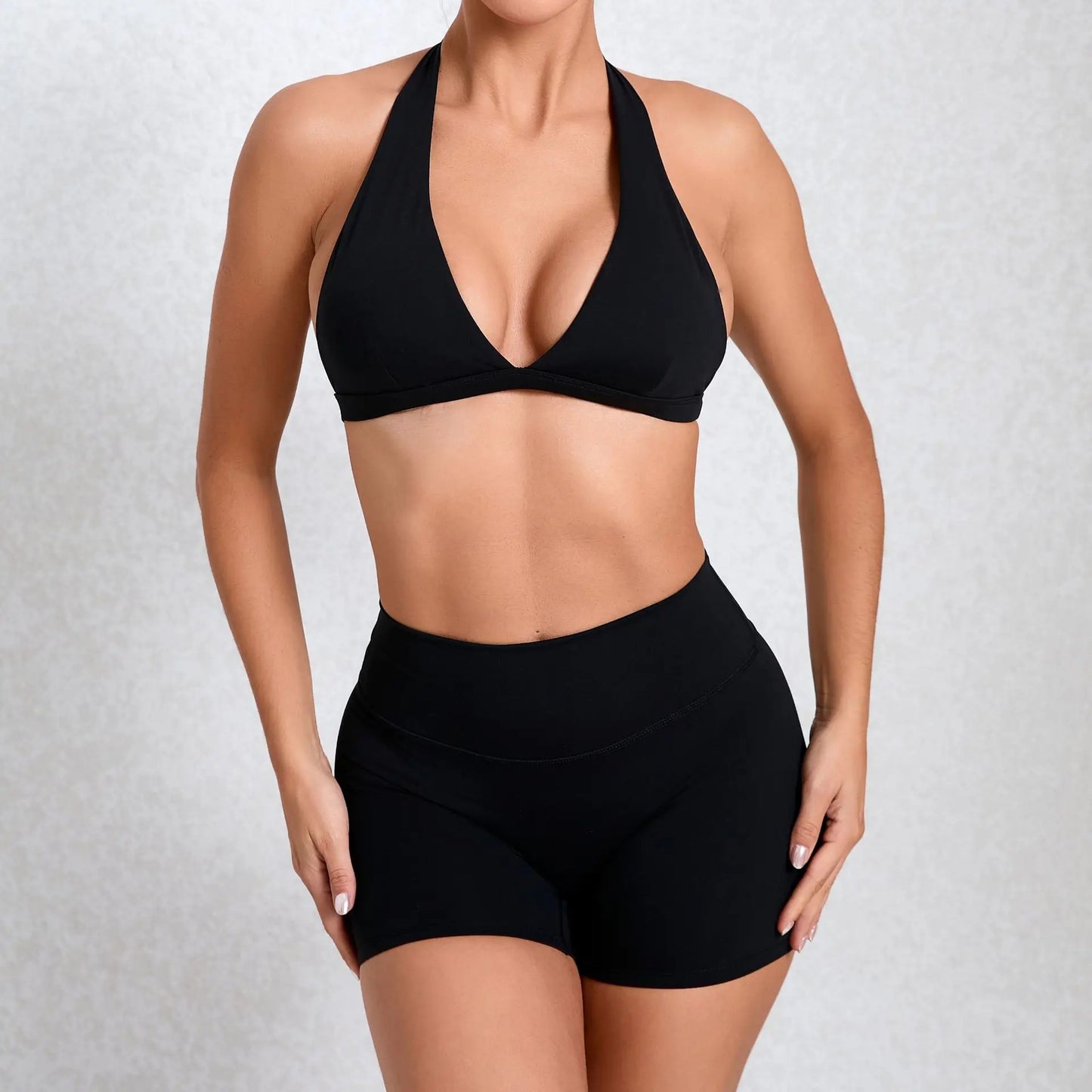 Workout Set for Women Yoga Outfit Seamless Sports Bra High Waist Gym Leggings