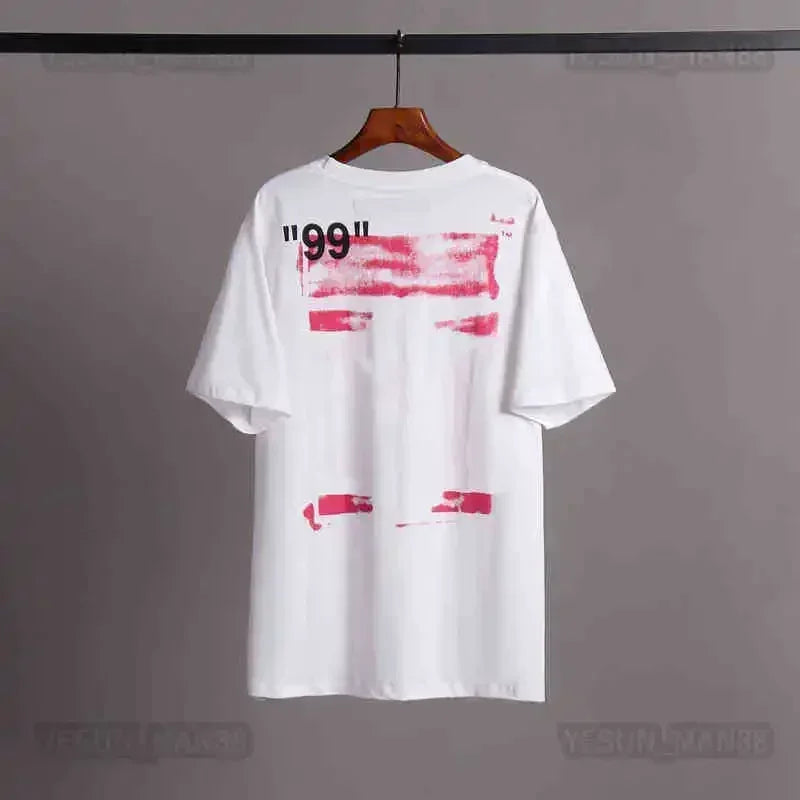 Men's T Shirt High-quality Version Clothing Graffiti Shirt Short Sleeve