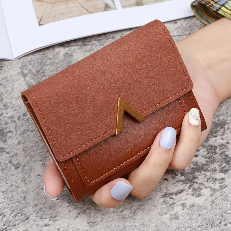 Women's Leather Wallet with Zipper