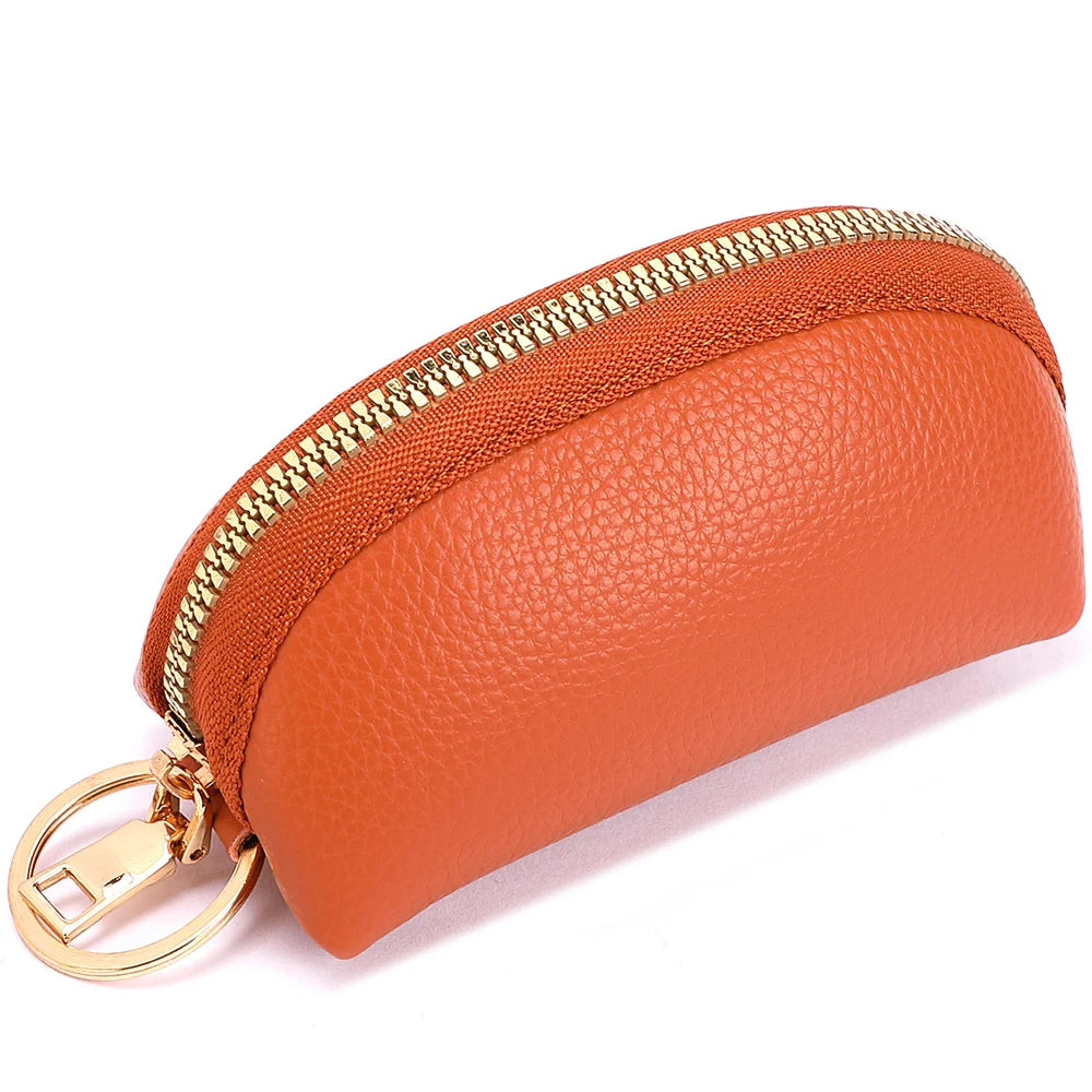 Cute Mini Wallet PU Leather Key Holder
