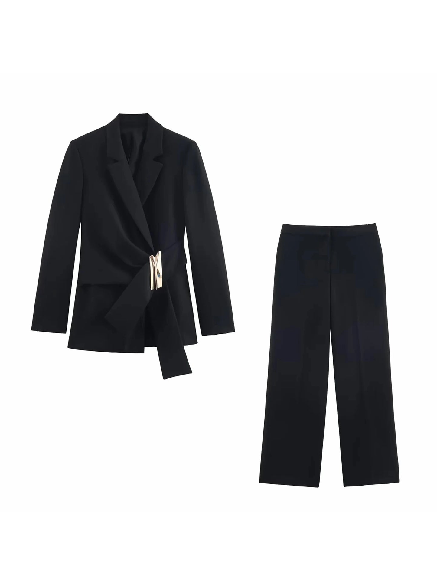 Women Suit Pants Two-Piece Set