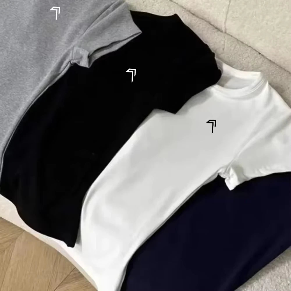 2025 High-quality printed loose short-sleeved T-shirts for men and women