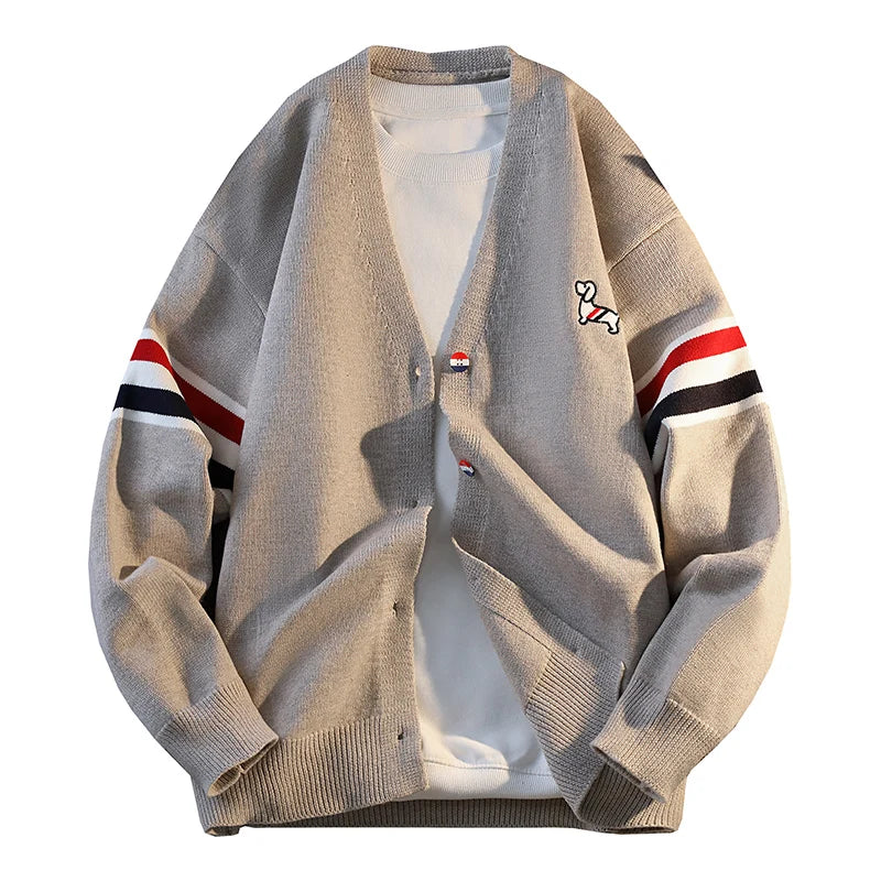 Casual Knitted Sweater Coat for Men Couple