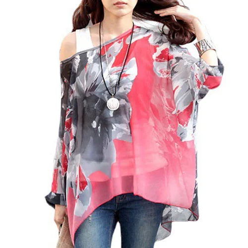BHflutter Women Blouses Casual Summer Blouse Shirt
