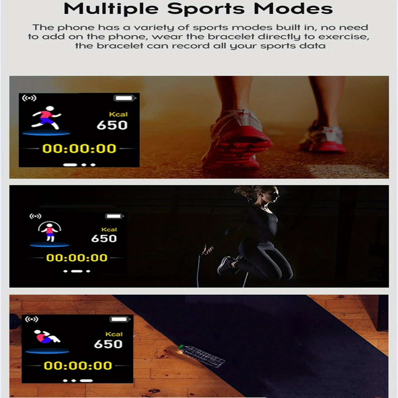 Smart Watch For Women Men Wristwatch Bluetooth Connection Fitness Sport Bracelet Sleep Monitor Digital Watche