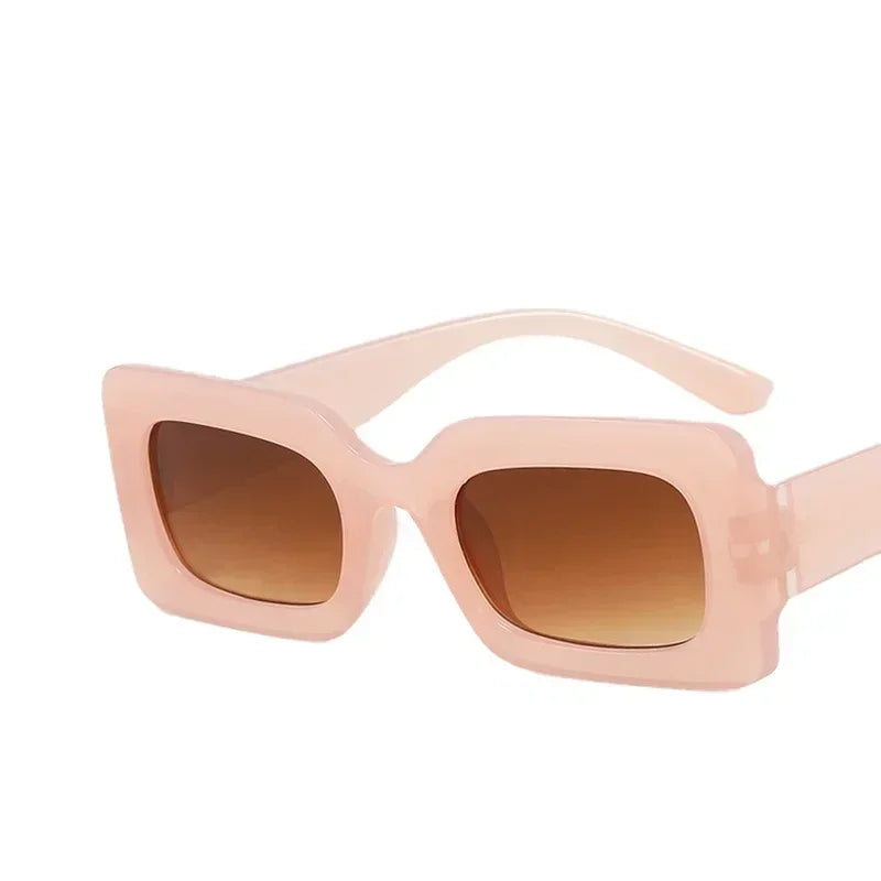 Women's Sunglasses Vintage Rectangle Frame  Glasses