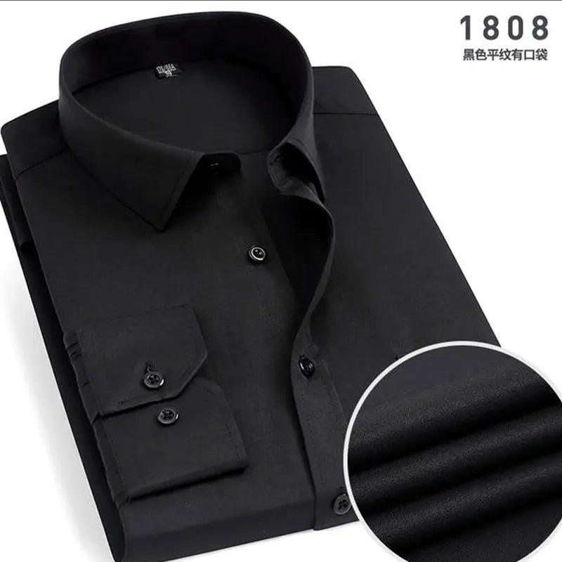 New Men's Striped long-sleeved Shirt