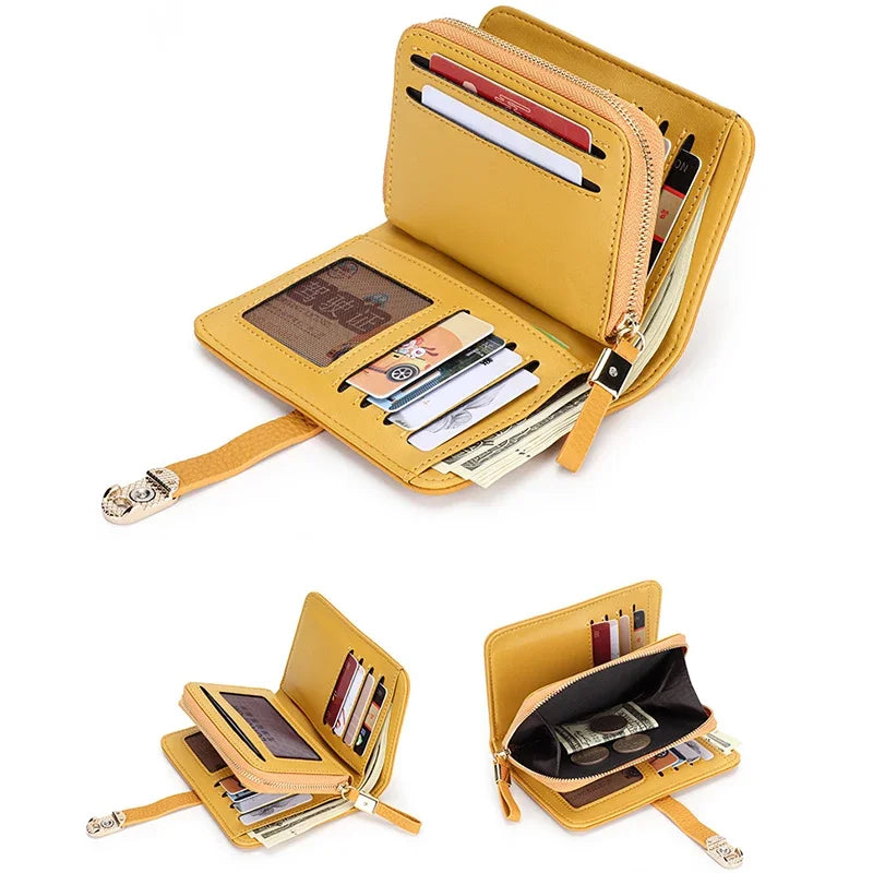 Women Wallets Leather Purse Credit Card Luxury Card Package