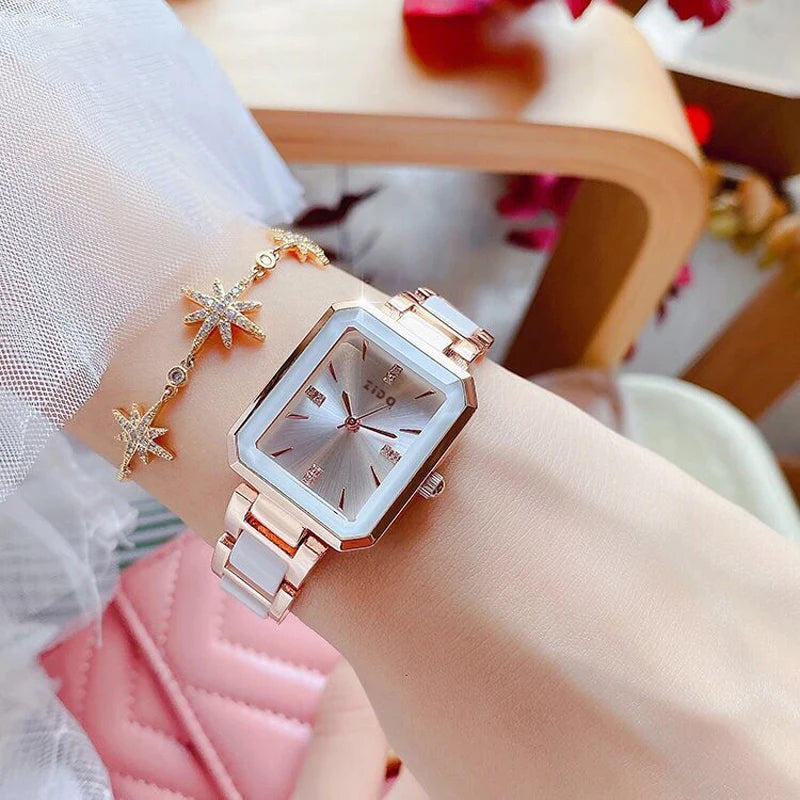 Light Luxury Simple Beauty High Quality Stainless Steel Waterproof Wristwatches