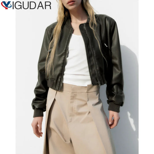 Women's Jackets  Cropped Long Sleeve Tops