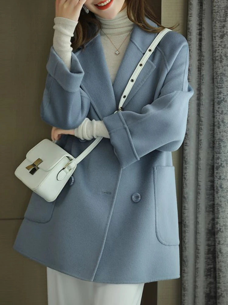Long Sleeve Office Lady Trench Coat