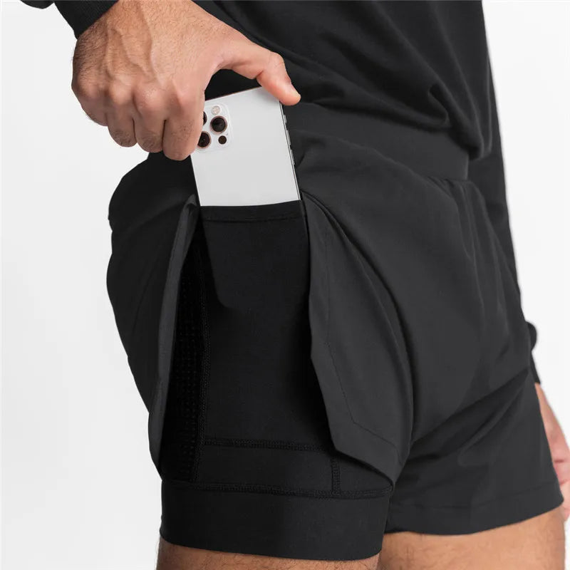 Men's Running Shorts  Fitness Training Gyms Shorts