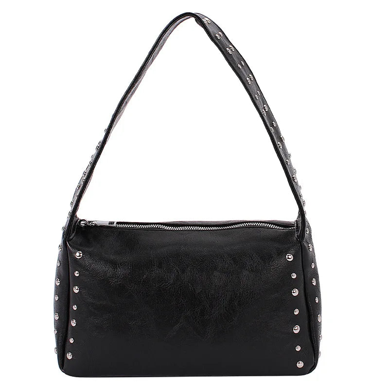 Crossbody Bags for Women Shoulder Bags Trendy Fashionable Rivet Large Capacity Tote Bag