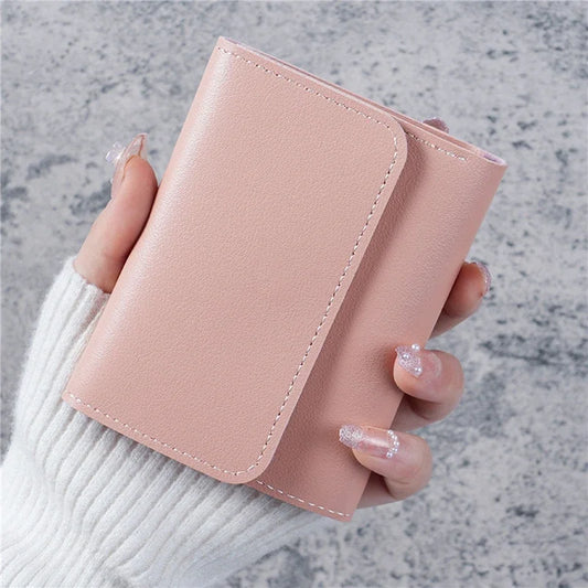 New Cute Wallets for Women Small Hasp Girl Credit Card Holder