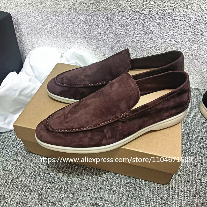 unisex women's shoes loafers leather Sheepskin velvet  loafers