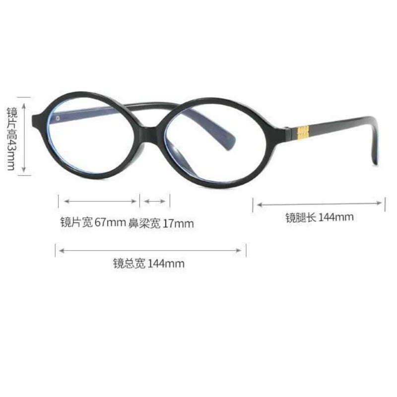 New Round Myopia Glasses for Women