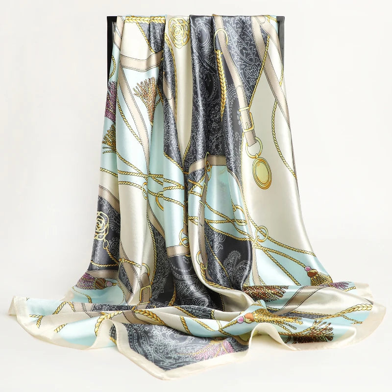 f Ladies Chiffon Shawl Wrap Muffler  Bandanna Female Headscarf