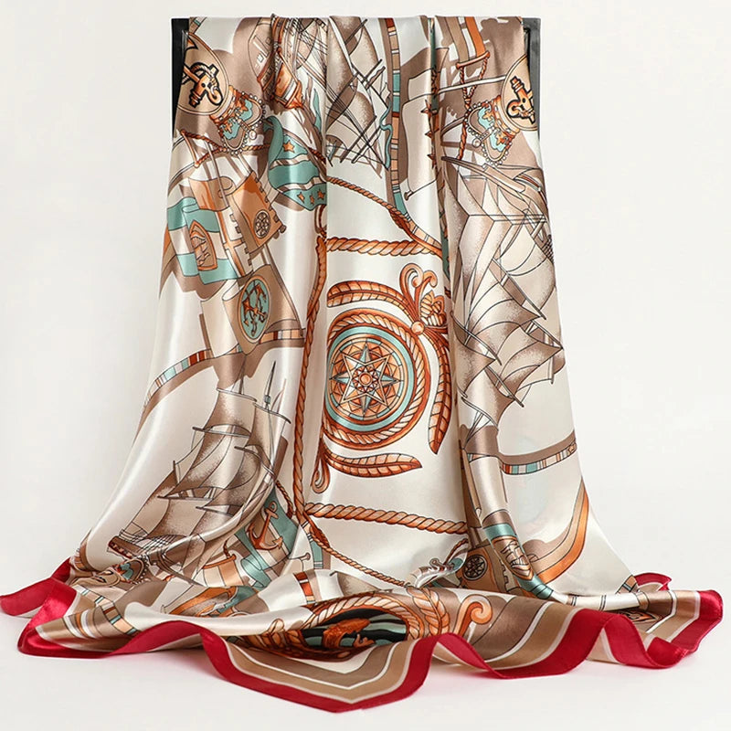 f Ladies Chiffon Shawl Wrap Muffler  Bandanna Female Headscarf