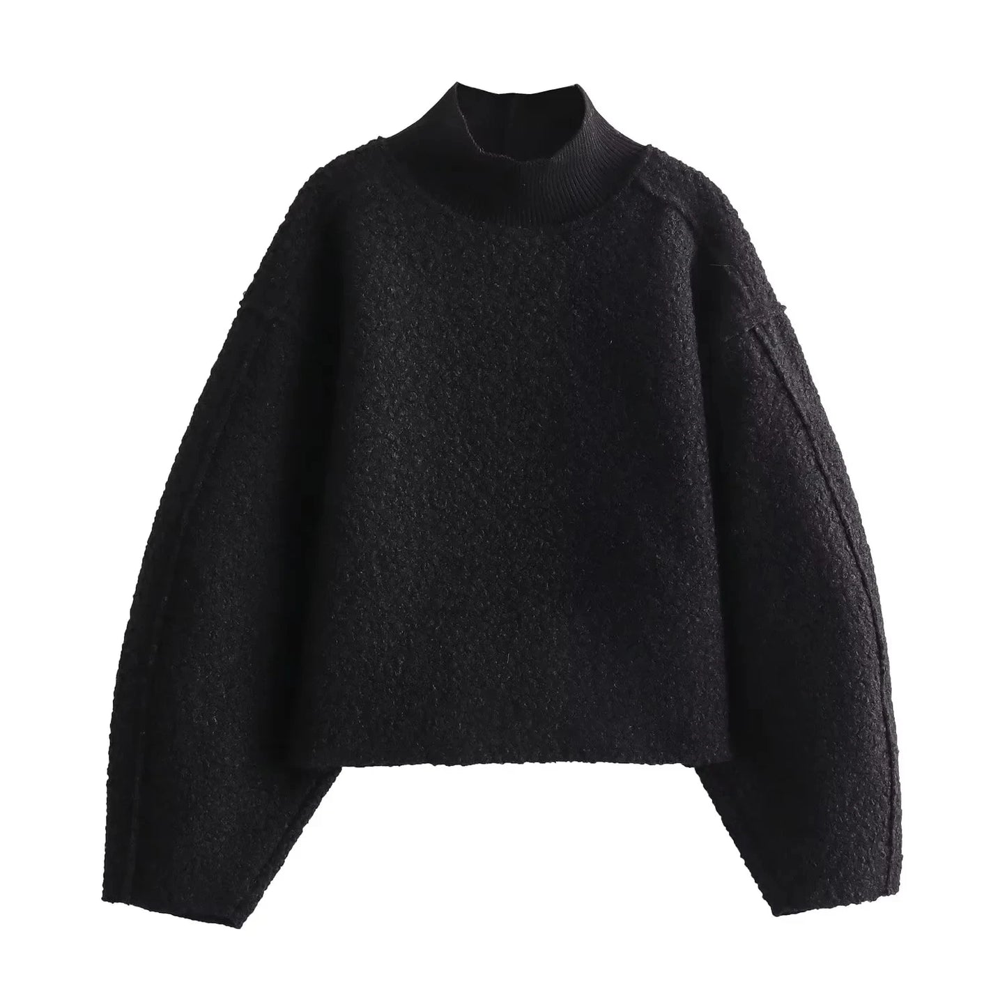 HH Sweatshirts Turtleneck Long Sleeve Pullover for Women