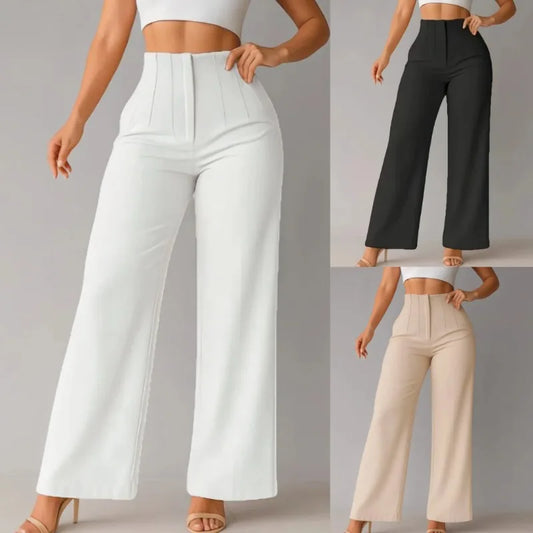 Women's High Waist Wide Leg Pants
